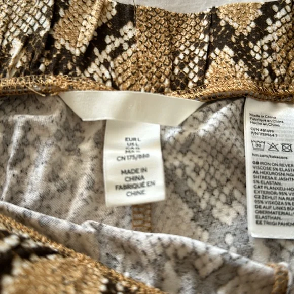 Wide leg python print pants - Picture 4 of 4